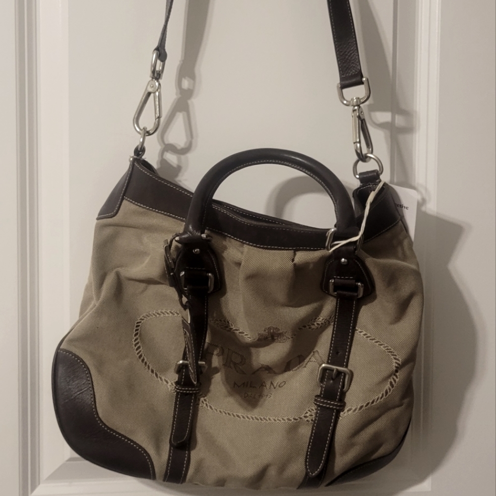 Prada canapa crossbody
